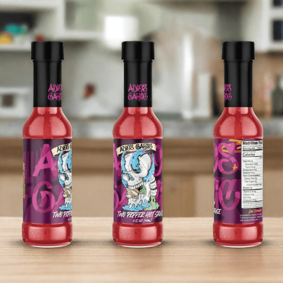 Low Fodmaps Hot Sauce with no onion no garlic. AdiosGarlic